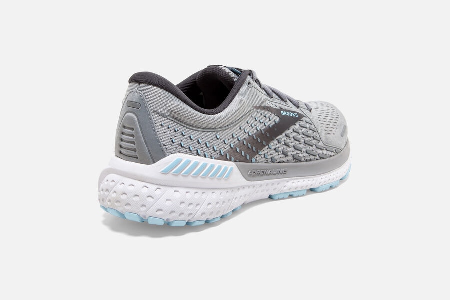 Brooks Adrenaline GTS 21 Road Running Shoes Womens - Grey - OMZXF-6952